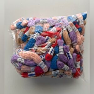 LISA OF COPENHAGEN Tapestry Wool thread lot 410g Needle Point Embroidery